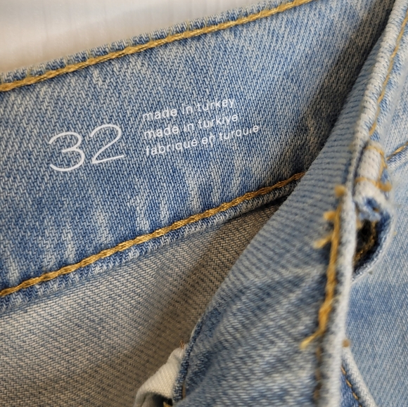 Anthropologie Pilcro Relaxed High Rise Wide Leg Jeans 32 Light Wash - Picture 7 of 10